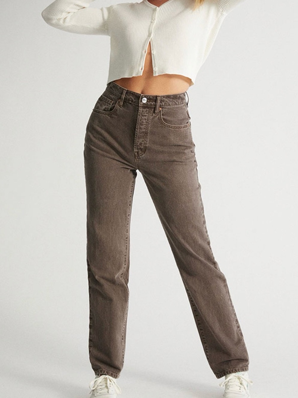 Pacsun Brown Dad Jeans Women’s Size 27 Button Fly